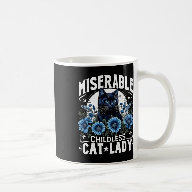 Mug Jour de l'élection Chat Dames Misérable Chat Enfan (Droite)