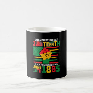 Mug Jour de l'Émancipation du 11 juin Liberté noire-am