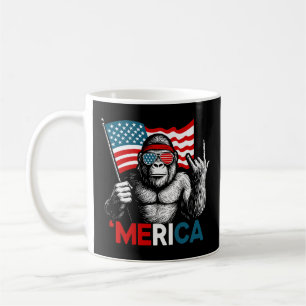 Mug Jour de l'indépendance de Patriotique Bigfoot Meri