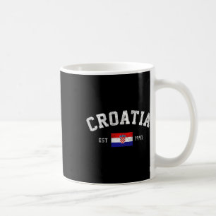 Mug Jour de l'indépendance du drapeau croate env. 1991