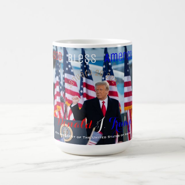 Mug Jour de l'investiture 2021 Cérémonie d'adieu Trump (Centre)