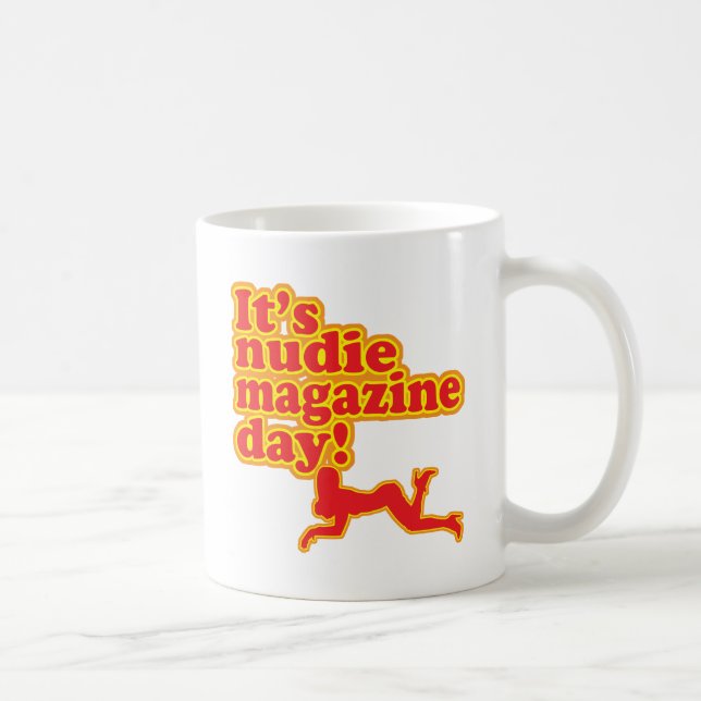 Mug Jour de magazine de Nudie ! (Droite)