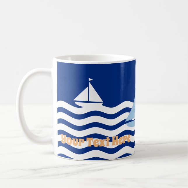 Mug Jour des bateaux à voile (Gauche)