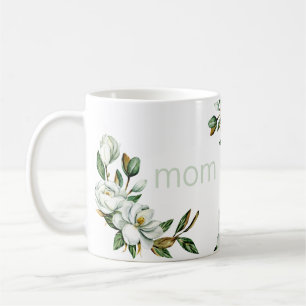 Mug Jour des mères blanches modernes de Magnolia