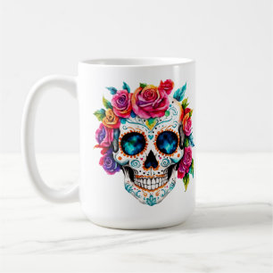 Mug Jour des morts Crâne à sucre Día de Los Muertos