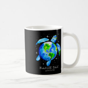 Mug Jour des terres 2025 Restaurer Earth Sea Turtle Ar