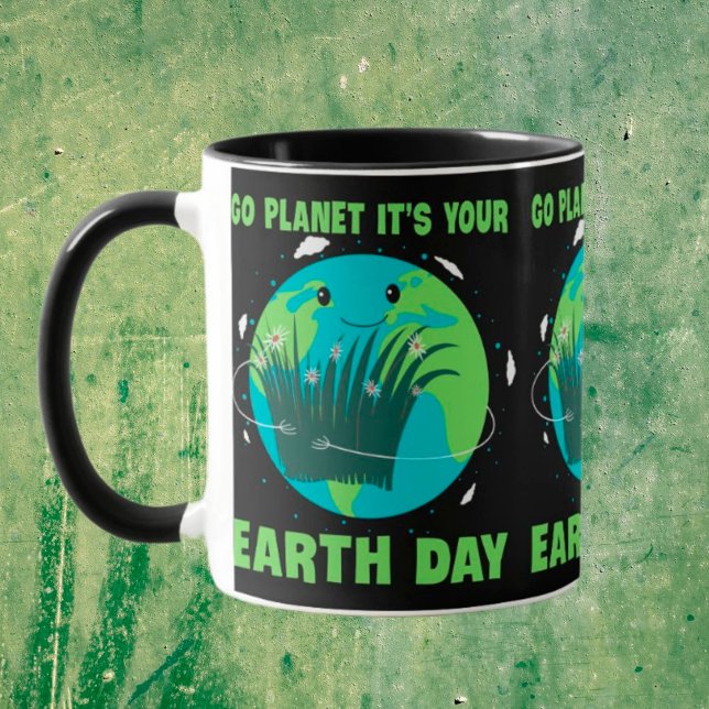 Mug Jour des terres : Go Planet C'est ton Jour des ter (Créateur téléchargé)