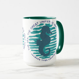 Mug Jour des terres, Hippocampe et Vagues, Nettoyer l'