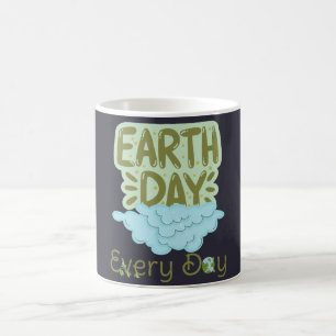 Mug jour des terres tous les jours, aimez la terre, sa