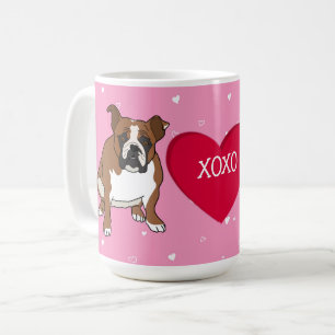 Mug Jour des Valentines de Bulldog