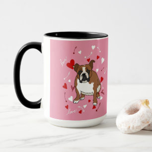Mug Jour des Valentines de Bulldog