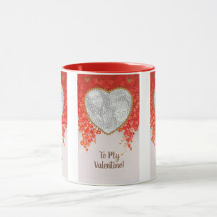 Mug Jour des Valentines victoriennes vintages Mon coeu