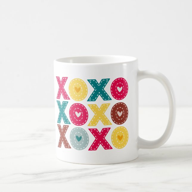 Mug Jour des Valentines XOXO (Droite)
