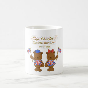 Mug Jour du couronnement du roi Charles III, ours en p