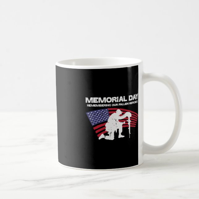 Mug Jour du Souvenir En souvenir de nos héros tombés D (Droite)
