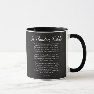 Mug Jour du Souvenir Poème des Champs de Flandre