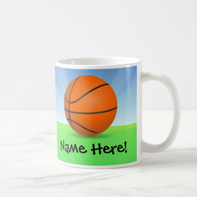 Mug Jour ensoleillé de basket-ball des sports de (Droite)
