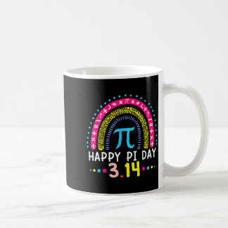 Mug Jour heureux arc-en-ciel 3.14 nombre professeur de