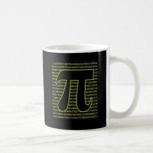 Mug Jour Joyeux Pi Noir Et Jaune 3.14