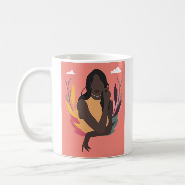 Mug Jour Noir de Concept Fun tiré à la main 1/3 (Gauche)