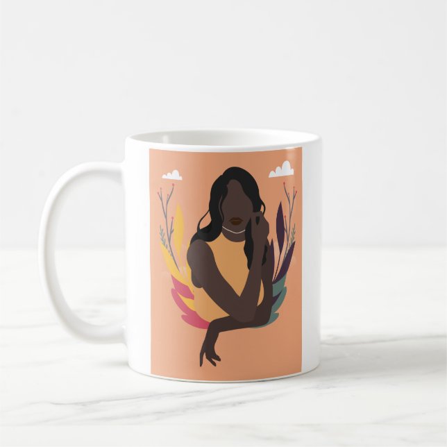 Mug Jour Noir de Concept Fun tiré à la main 2/3 (Gauche)