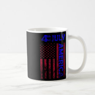 Mug Jour Usa America Drapeau 4 juillet Happy Funny