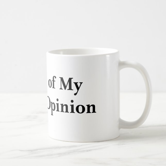 Mug Journal de mon avis actuel (Droite)
