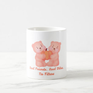 MUG JOURNÉE DE L'AMITIÉ MEILLEUR AMI, AMIS OURS DRÔLES