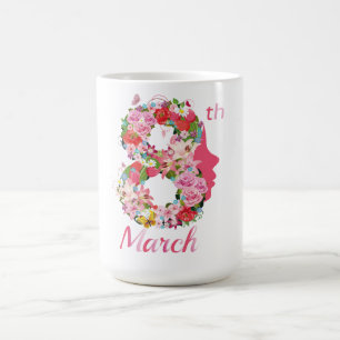 Mug journée internationale de la femme joyeuse journée