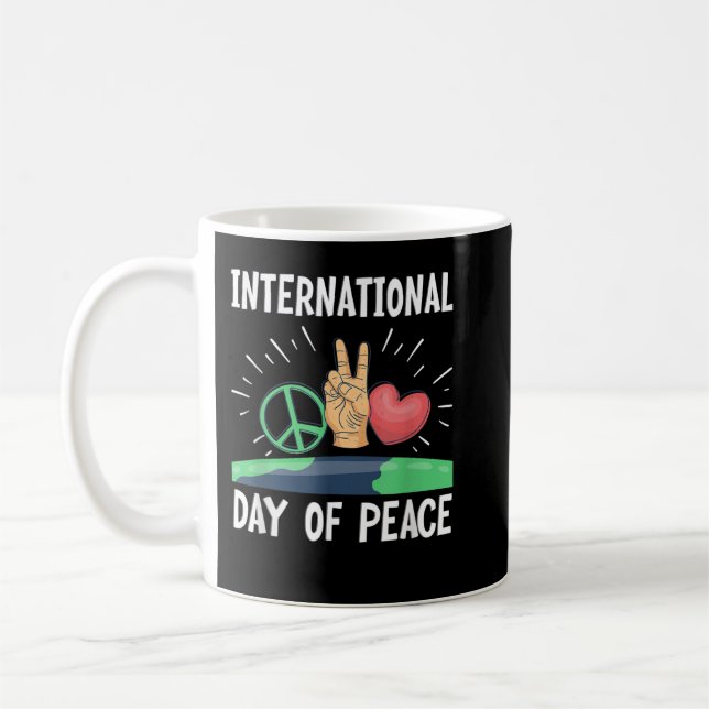 Mug Journée internationale de la paix des Nations Unie (Gauche)