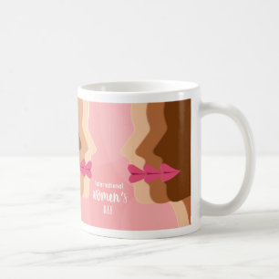 Mug journée internationale des femmes rose