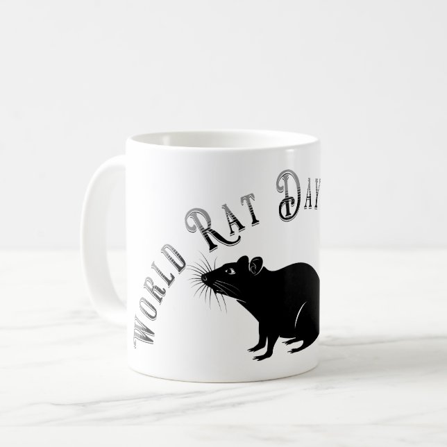Mug Journée mondiale du rat (Devant gauche)