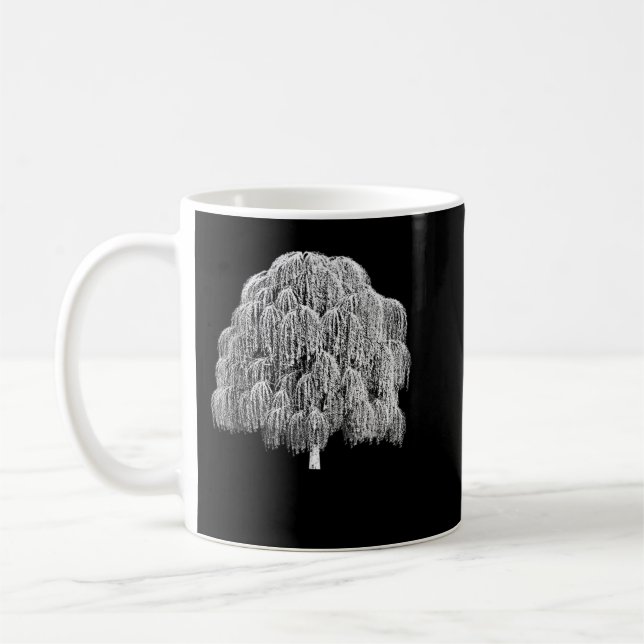 Mug Jours d'arbor de l'arbre à saule de pleur (Gauche)