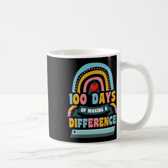 Mug Jours De Faire Une Différence Enseignant S Arc-En- (Droite)