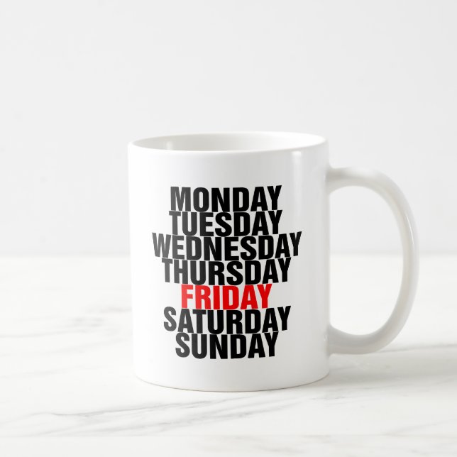 Mug Jours de la semaine (Droite)
