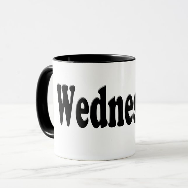 Mug Jours de la semaine - Mercredi (Devant gauche)