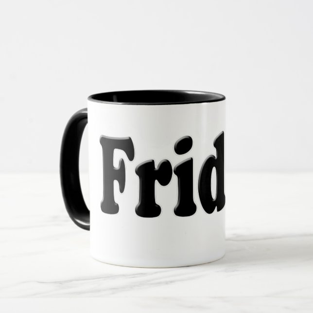 Mug Jours de la semaine - Vendredi (Devant gauche)