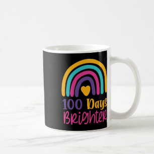 Mug Jours Enseignants Plus Brighter Filles 100 Jours D