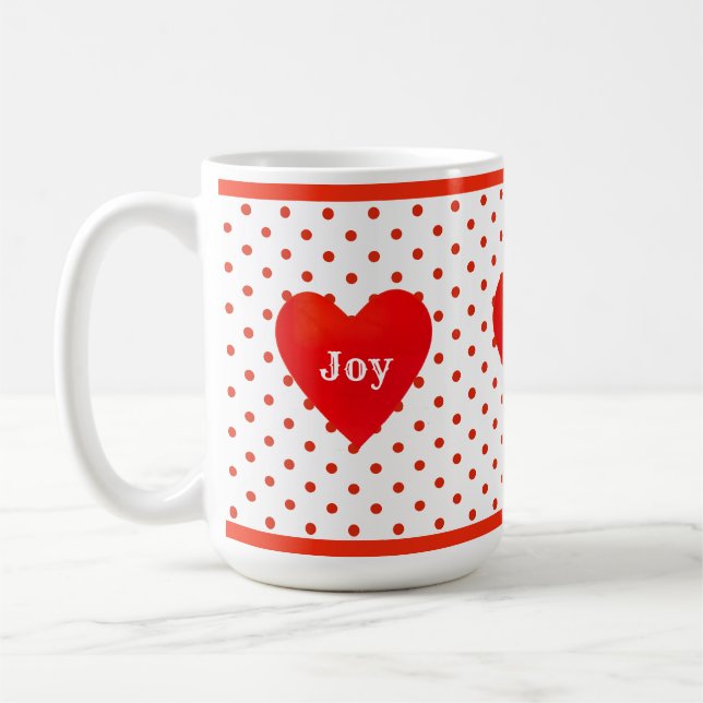 Mug Joy Love Yoga Heart (Gauche)