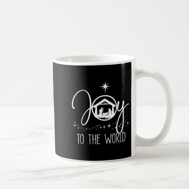 Mug Joy To The World Jesus Christian Nativity Scence C (Droite)