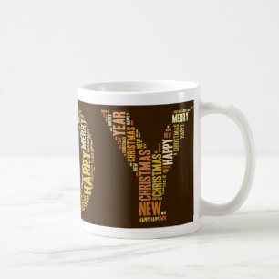 Mug JOY Wordcloud Noël