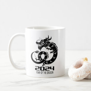 Mug Joyeuse année dragon du Nouvel An chinois 2024