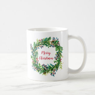 Mug Joyeuse couronne de Noël