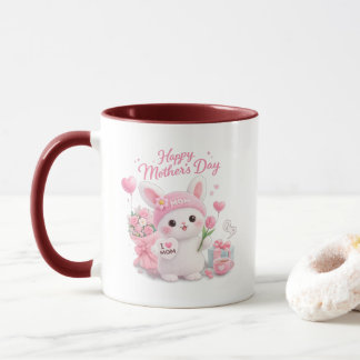 Mug Joyeuse fête des Mères - Amour de Lapin Mignon
