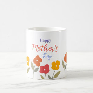 Mug Joyeuse Fête des mères florales