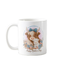 Joyeuse fête des mères Vache des Highlands