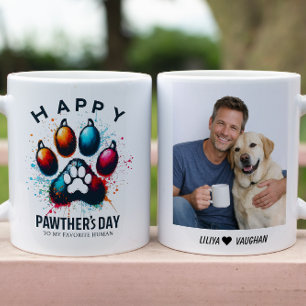 Mug Joyeuse Fête des Pères aquarelle Papa Chien