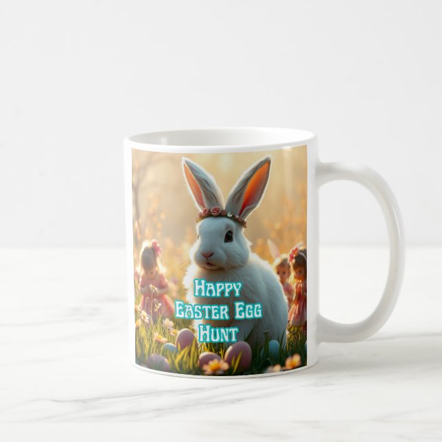 Mug Joyeuse Journée de chasse aux oeufs de Pâques (Droite)