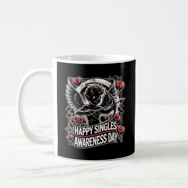 Mug Joyeuse Journée de sensibilisation aux singles, Jo (Gauche)