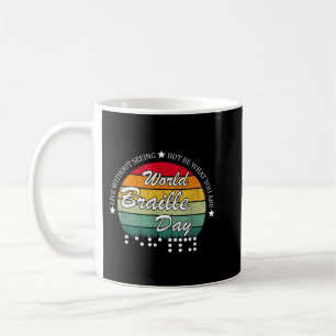 Mug Joyeuse Journée mondiale du braille 2022 Vintage
